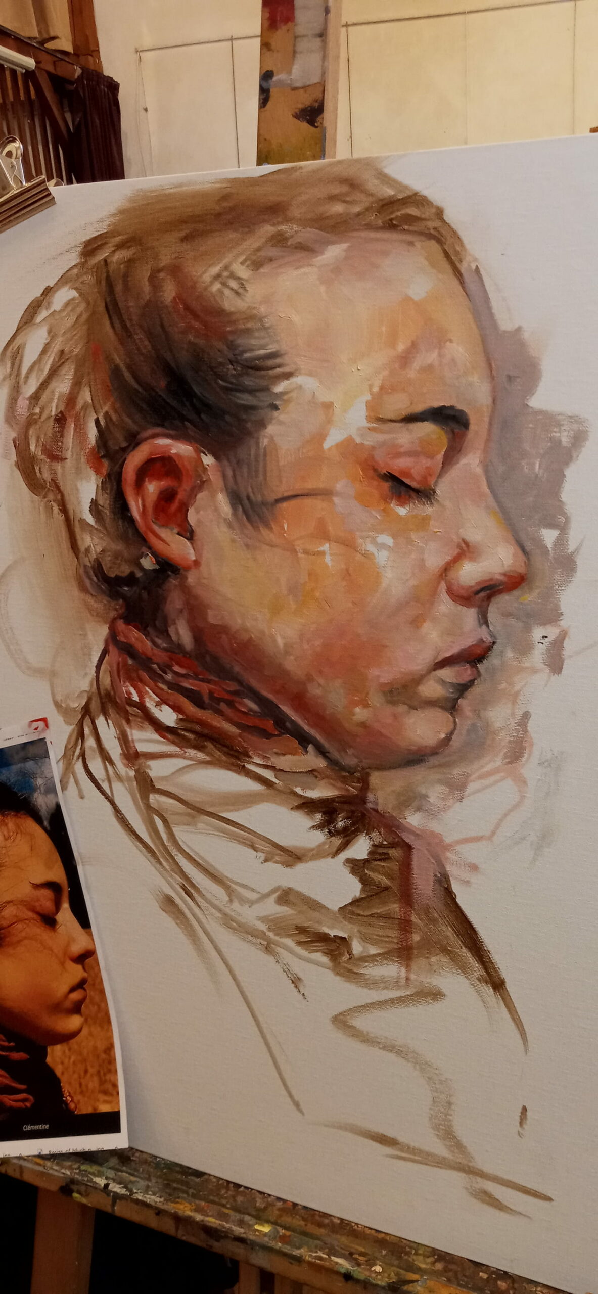 VUE DU STAGE DE PEINTURE