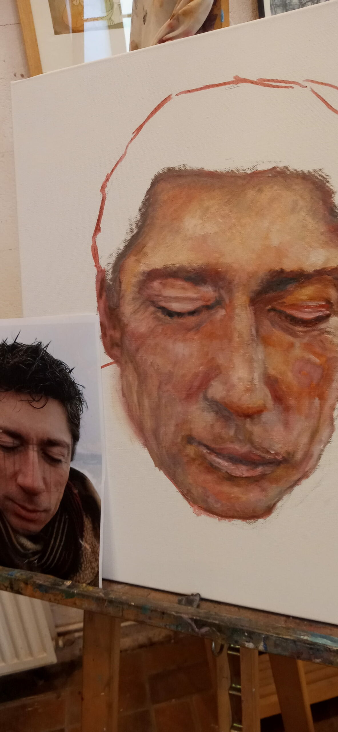VUE DU STAGE DE PEINTURE