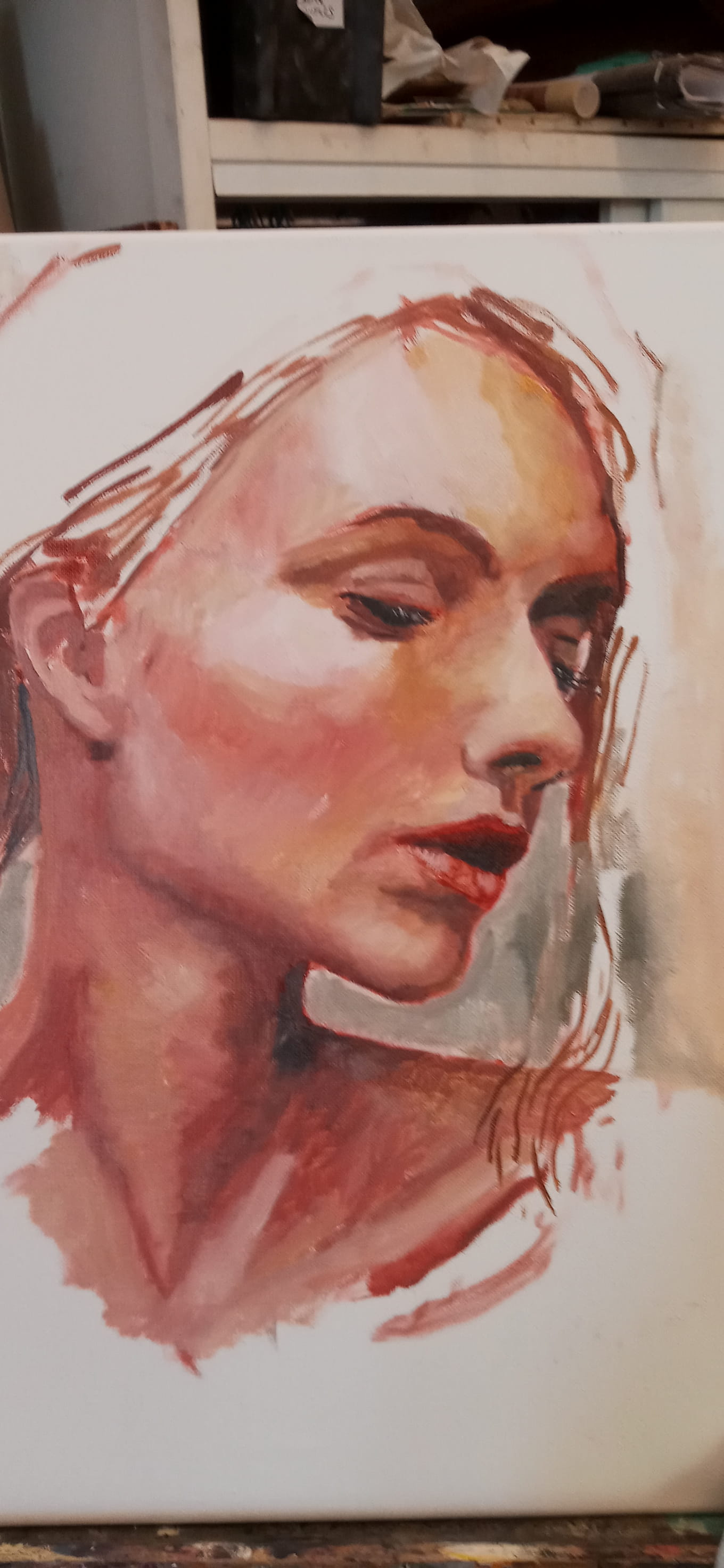VUE DU STAGE DE PEINTURE