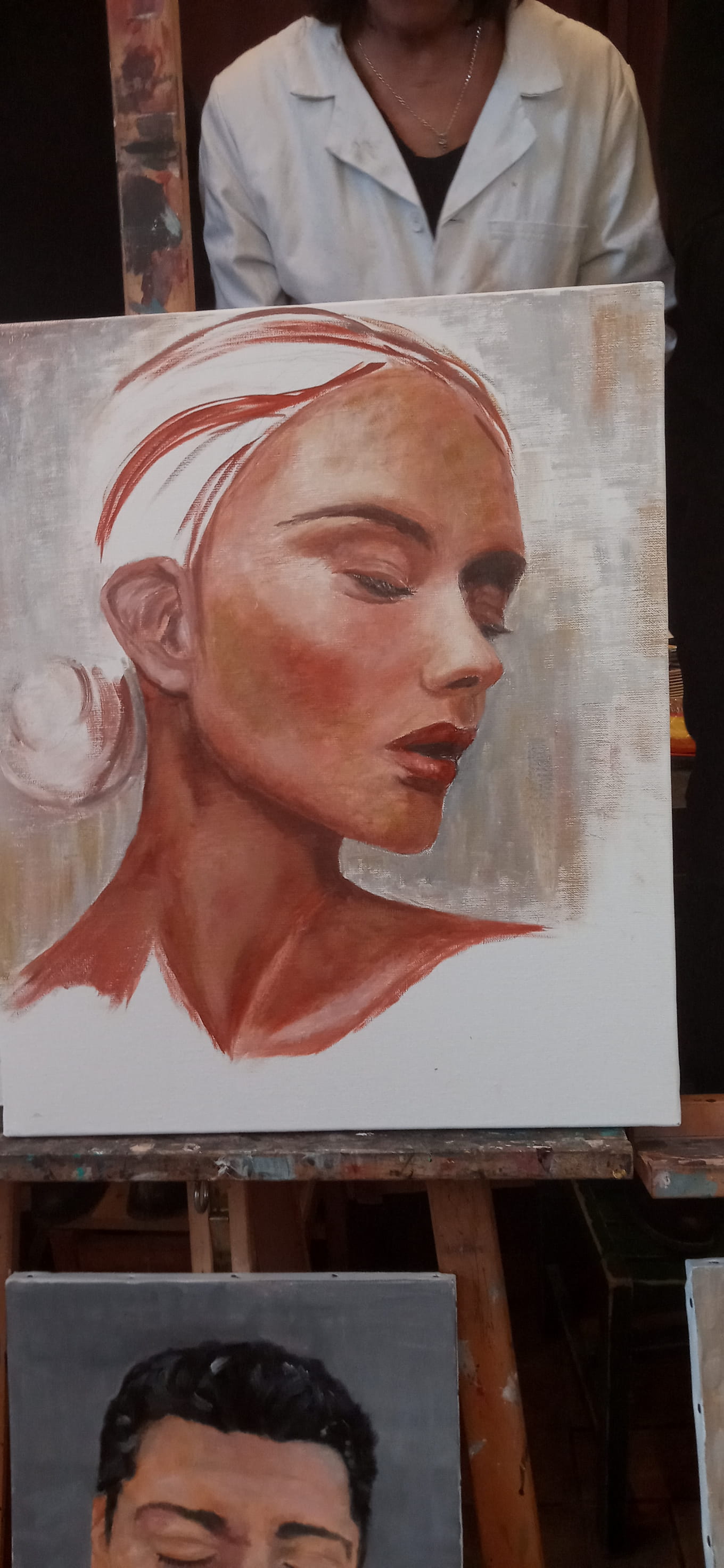 VUE DU STAGE DE PEINTURE