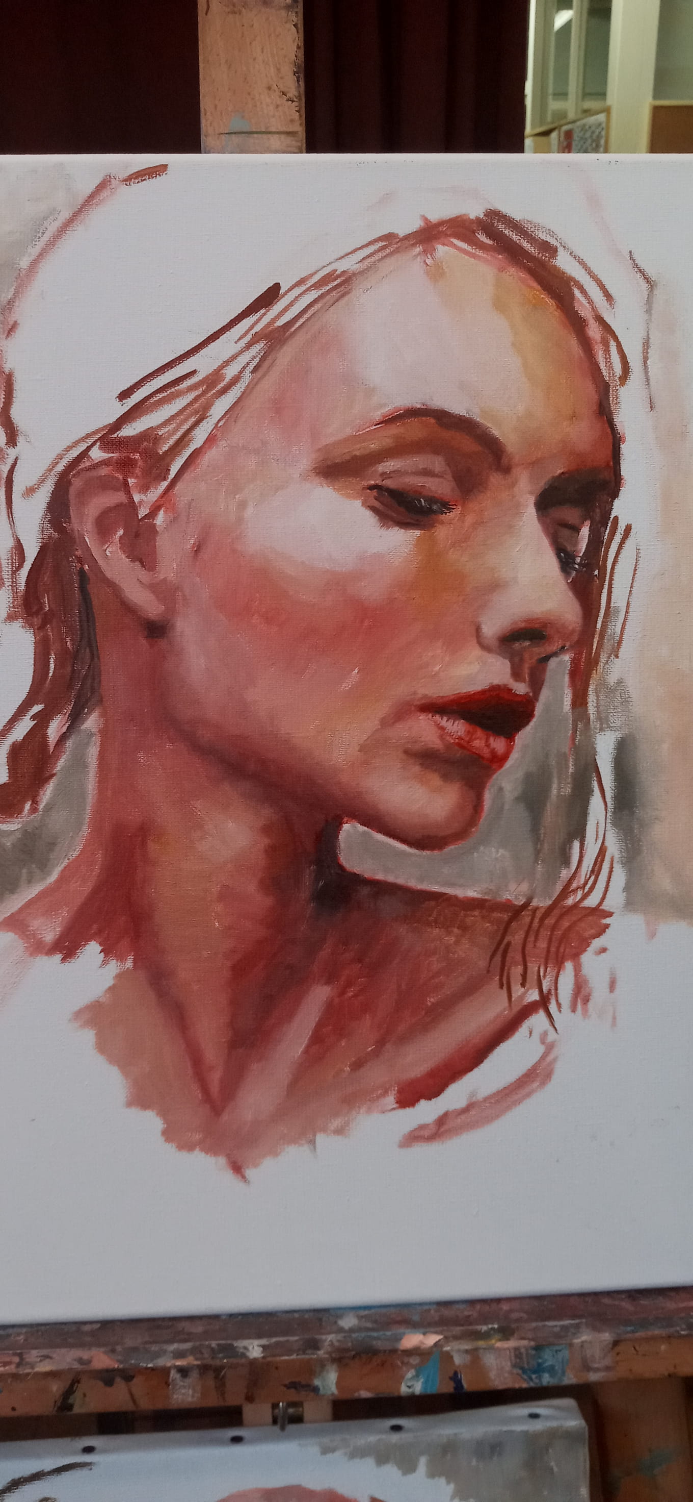 VUE DU STAGE DE PEINTURE