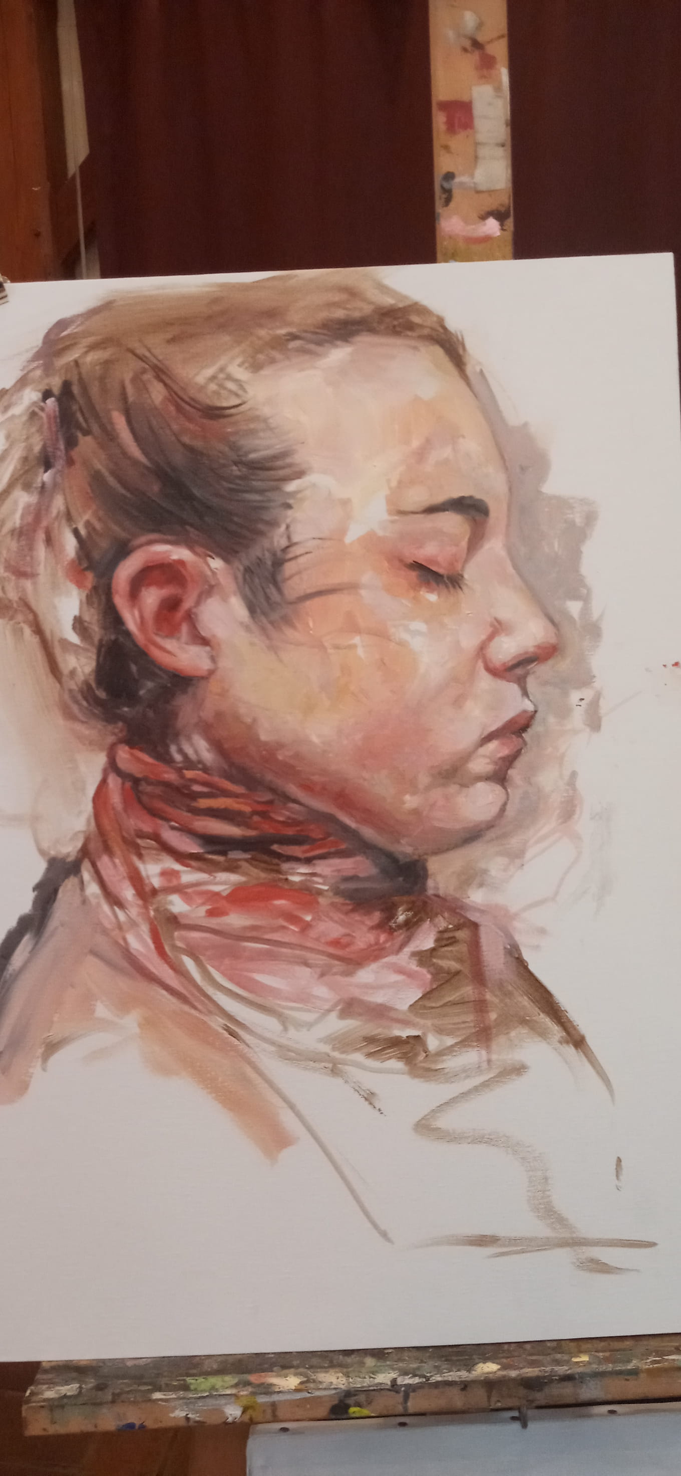 VUE DU STAGE DE PEINTURE