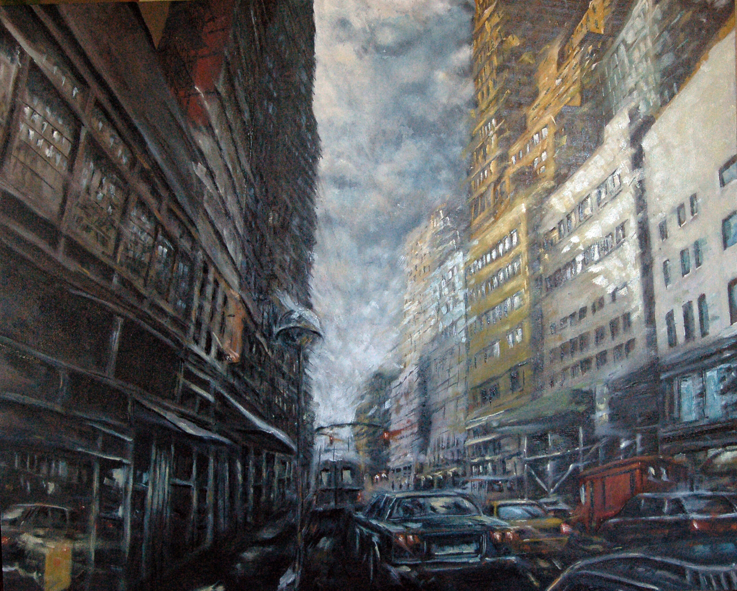 vue de rue de N Y